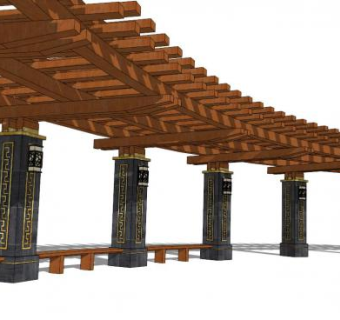 弧形su模型下载_sketchup草图大师SKP模型