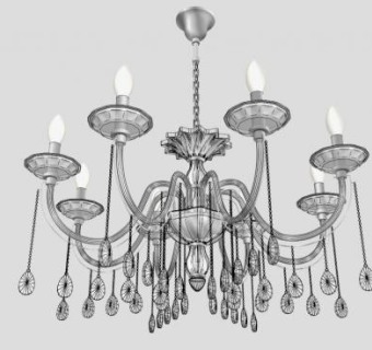 欧式灯su模型下载_sketchup草图大师SKP模型