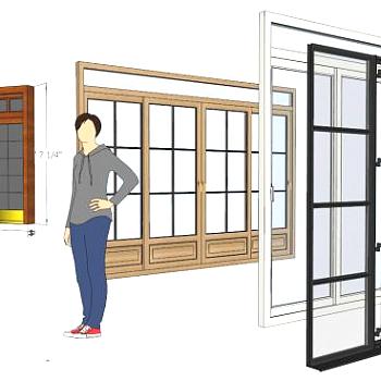 玻璃su模型下载_sketchup草图大师SKP模型