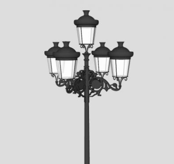 路灯su模型下载_sketchup草图大师SKP模型