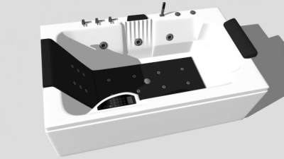 浴缸su模型下载_sketchup草图大师SKP模型