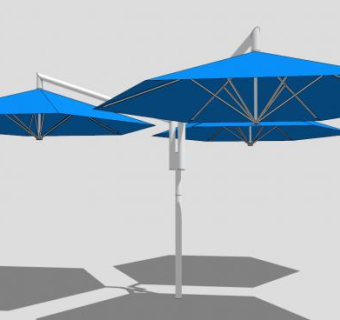太阳伞su模型下载_sketchup草图大师SKP模型