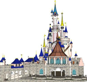 欧式建筑su模型下载_sketchup草图大师SKP模型