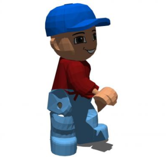 玩具人物SU模型下载_sketchup草图大师SKP模型