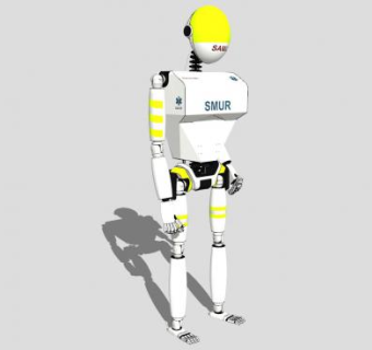 智能机器人SU模型下载_sketchup草图大师SKP模型