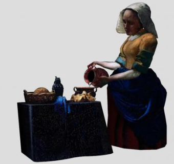 欧洲妇女SU模型下载_sketchup草图大师SKP模型