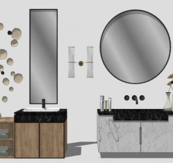 卫浴su模型下载_sketchup草图大师SKP模型