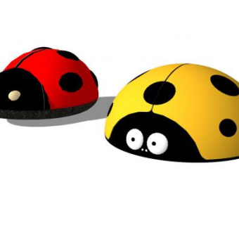 七星瓢虫SU模型下载_sketchup草图大师SKP模型