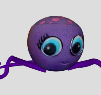 卡通章鱼SU模型下载_sketchup草图大师SKP模型