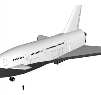 航天航空飞机SU模型下载_sketchup草图大师SKP模型