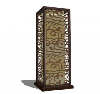 草坪灯su模型下载_sketchup草图大师SKP模型