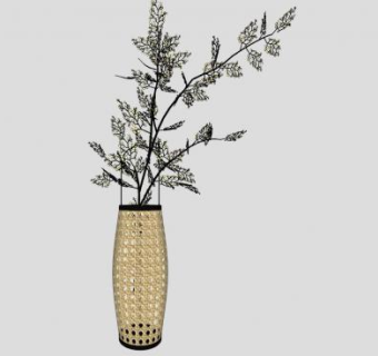 装饰花瓶摆件陈设品SU模型下载_sketchup草图大师SKP模型