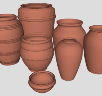 陶罐su模型下载_sketchup草图大师SKP模型