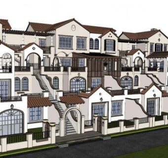 托斯卡纳su模型下载_sketchup草图大师SKP模型