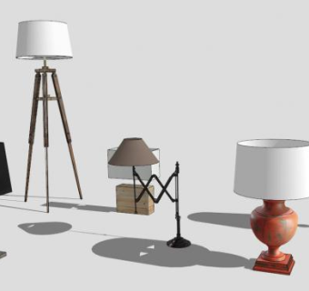 室内灯su模型下载_sketchup草图大师SKP模型