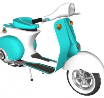 摩托车su模型下载_sketchup草图大师SKP模型