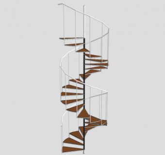 室内旋转梯sketchup模型下载_sketchup草图大师SKP模型