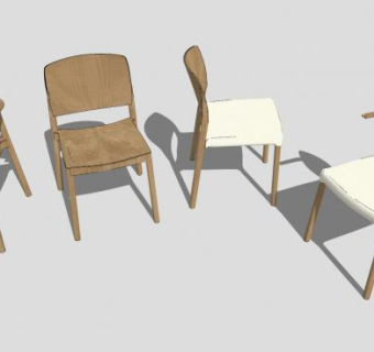 坐凳椅子SU模型下载_sketchup草图大师SKP模型
