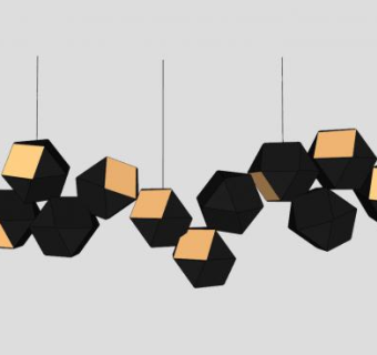 装饰小吊灯sketchup模型下载_sketchup草图大师SKP模型