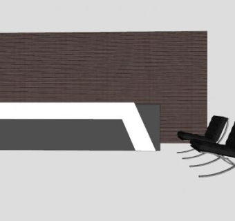 接待台前台SU模型下载_sketchup草图大师SKP模型