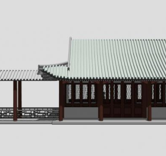 歇山顶su模型下载_sketchup草图大师SKP模型