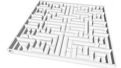 迷宫su模型下载_sketchup草图大师SKP模型