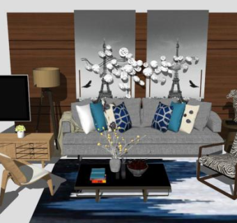 创意家具su模型下载_sketchup草图大师SKP模型