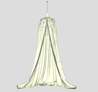 装饰幔帐SU模型下载_sketchup草图大师SKP模型