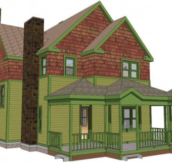 通风井su模型下载_sketchup草图大师SKP模型