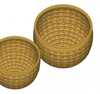 旧瓷缸su模型下载_sketchup草图大师SKP模型