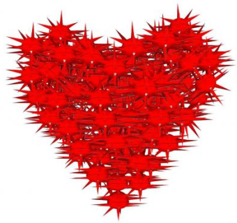 刺球爱心SU模型下载_sketchup草图大师SKP模型