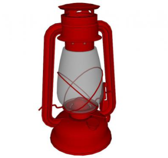 欧式马灯su模型下载_sketchup草图大师SKP模型