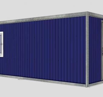 集装箱房子SU模型下载_sketchup草图大师SKP模型