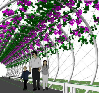 花廊su模型下载_sketchup草图大师SKP模型