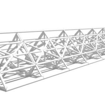 桁架结构su模型下载_sketchup草图大师SKP模型
