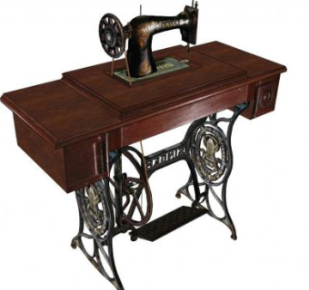 缝纫机su模型下载_sketchup草图大师SKP模型