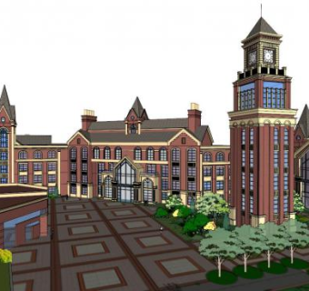 建筑设计skp模型下载_sketchup草图大师SKP模型