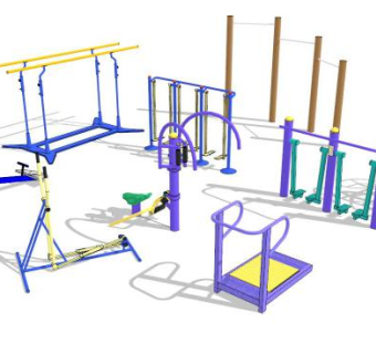 运动器材su模型下载_sketchup草图大师SKP模型