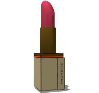 口红su模型下载_sketchup草图大师SKP模型