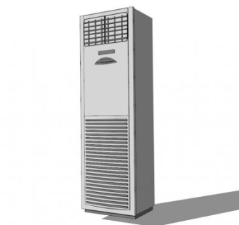 柜式空调su模型下载_sketchup草图大师SKP模型