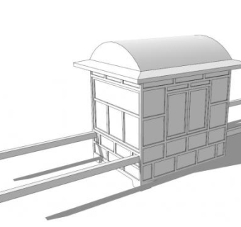 轿子su模型下载_sketchup草图大师SKP模型