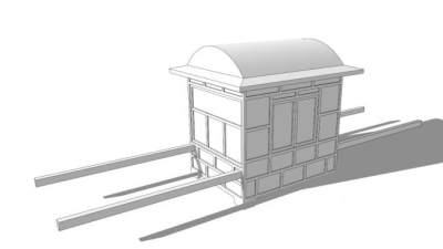 轿子su模型下载_sketchup草图大师SKP模型