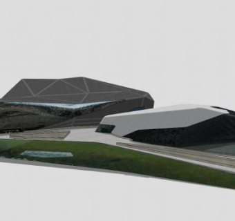 扎哈su模型下载_sketchup草图大师SKP模型