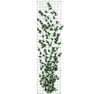 网格植物花架SU模型下载_sketchup草图大师SKP模型