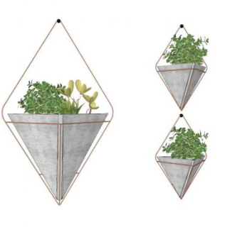 创意吊篮SU模型下载_sketchup草图大师SKP模型