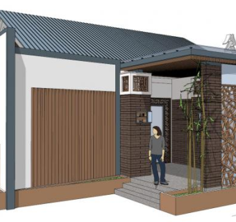 公共卫生间su模型下载_sketchup草图大师SKP模型