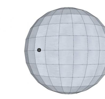 球形雕塑su模型下载_sketchup草图大师SKP模型