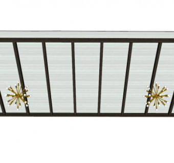 玻璃吊顶su模型下载_sketchup草图大师SKP模型