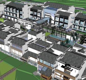 甘熙故居su模型下载_sketchup草图大师SKP模型