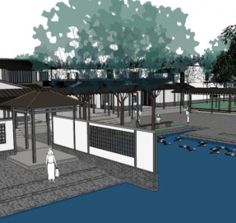 农庄su模型下载_sketchup草图大师SKP模型